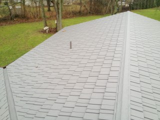 top view of large portion of roof.